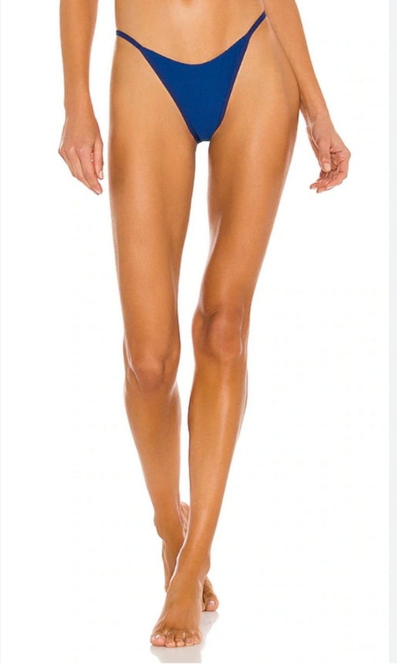 L*Space Jay Bikini Bottom Bitsy Cut in Indigo Blue Size XS NWOT